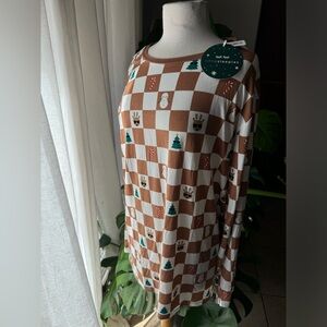 New Men's little sleepies bamboo Christmas holiday‎ checks  pajamas